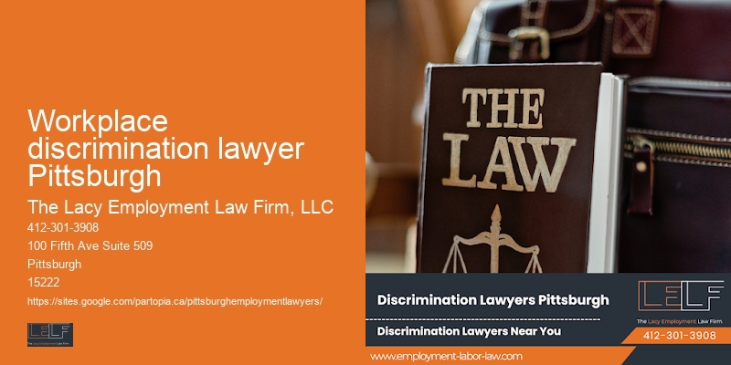 Employment claims lawyer Workplace discrimination lawyer Pittsburgh