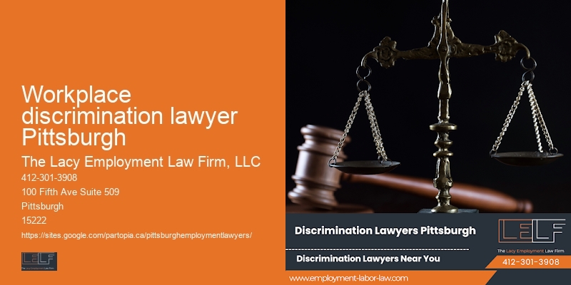 Workplace discrimination lawyer Pittsburgh employment legal counsel