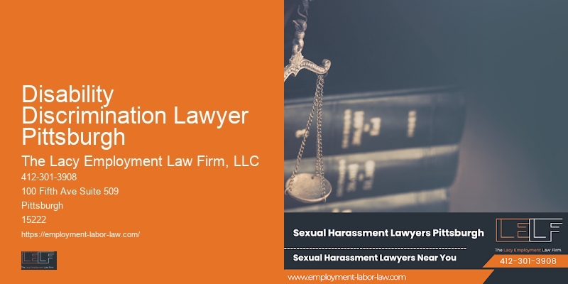 Attorney for Employment Contract Disputes in Disability Discrimination Lawyer Pittsburgh