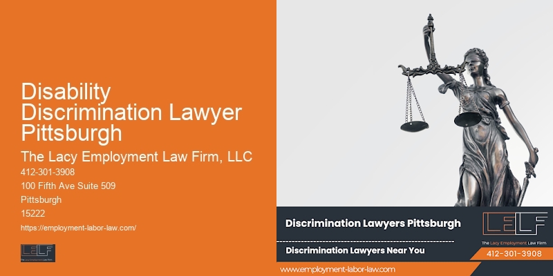 Employment Law Representation Disability Discrimination Lawyer Pittsburgh