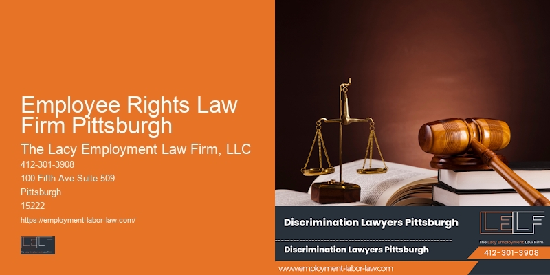 Employee Rights Law Firm Pittsburgh Workplace Safety Lawyers