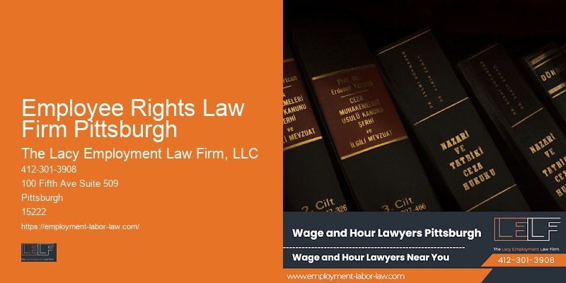 Wrongful termination lawyer near me Employee Rights Law Firm Pittsburgh