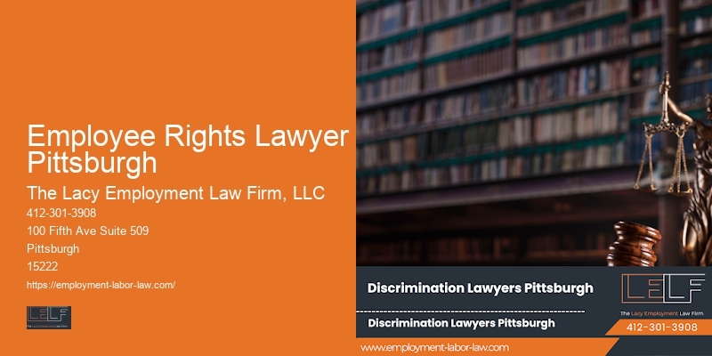 Workplace Legal Advice Employee Rights Lawyer Pittsburgh