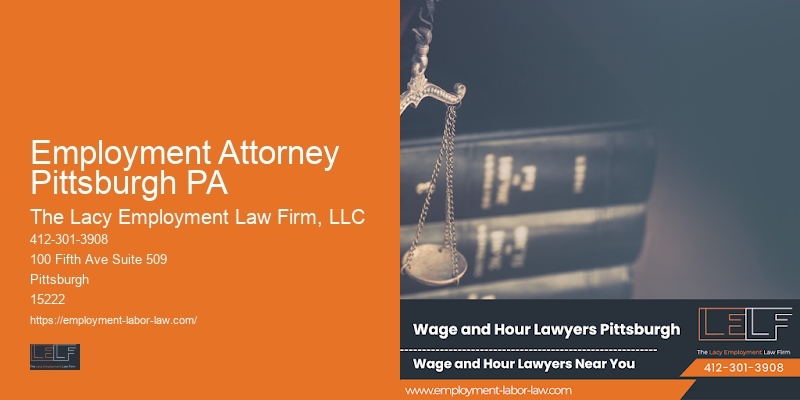 Employment Attorney Pittsburgh PA Workplace Harassment Lawyers