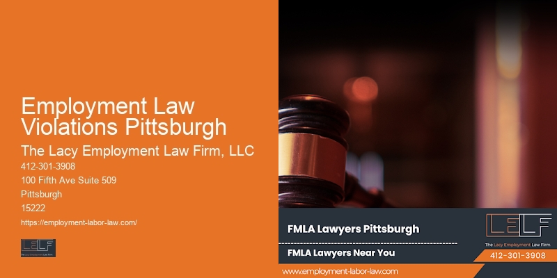 Employment litigation attorney Employment Law Violations Pittsburgh