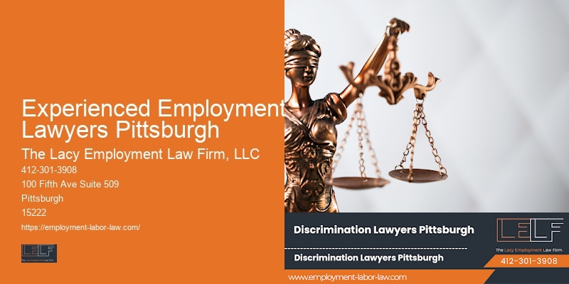 Employment law firm Experienced Employment Lawyers Pittsburgh PA