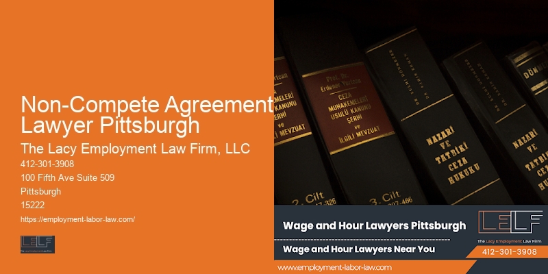 Employment dispute mediation lawyer Non-Compete Agreement Lawyer Pittsburgh