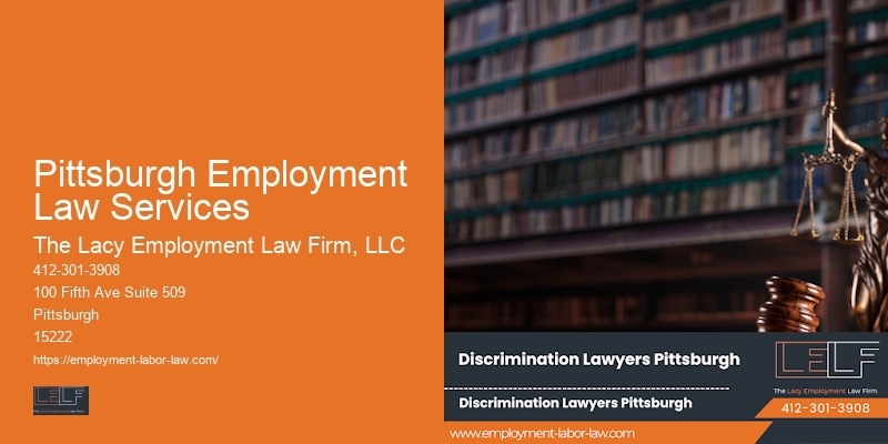 Best Pittsburgh Employment Law Services workplace harassment attorney