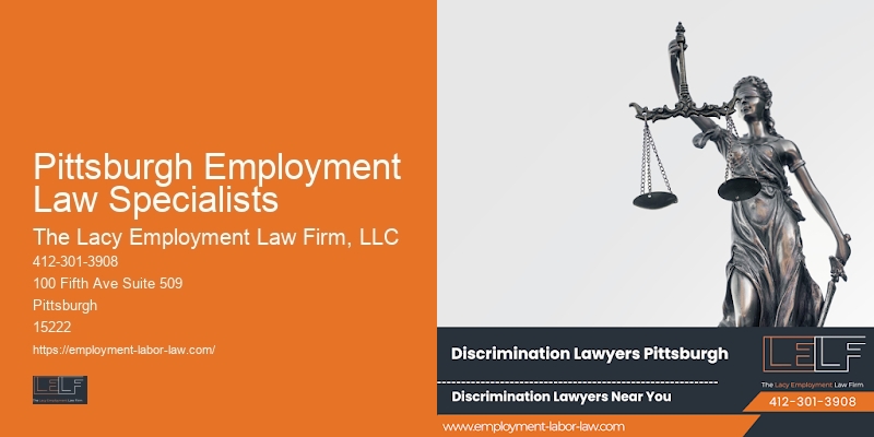 Pittsburgh Employment Law Specialists employment legal aid