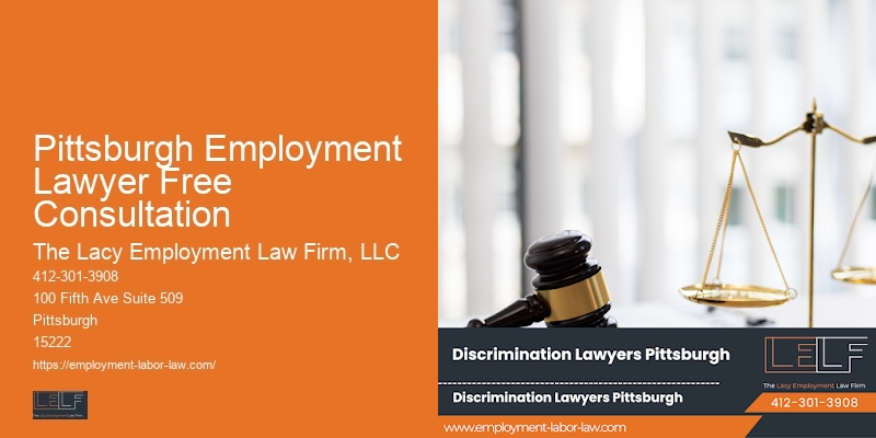 Pittsburgh Employment Lawyer Free Consultation employment litigation attorney near me