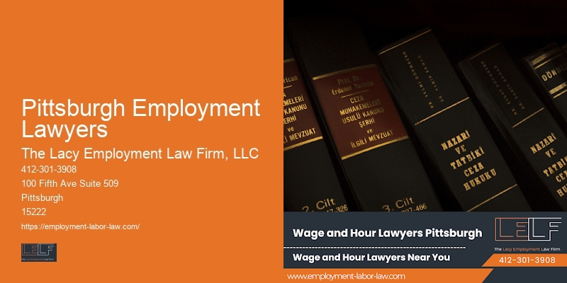Professional employment law Pittsburgh Employment Lawyers