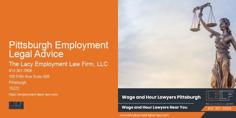Employment litigation lawyer near me Pittsburgh Employment Legal Advice