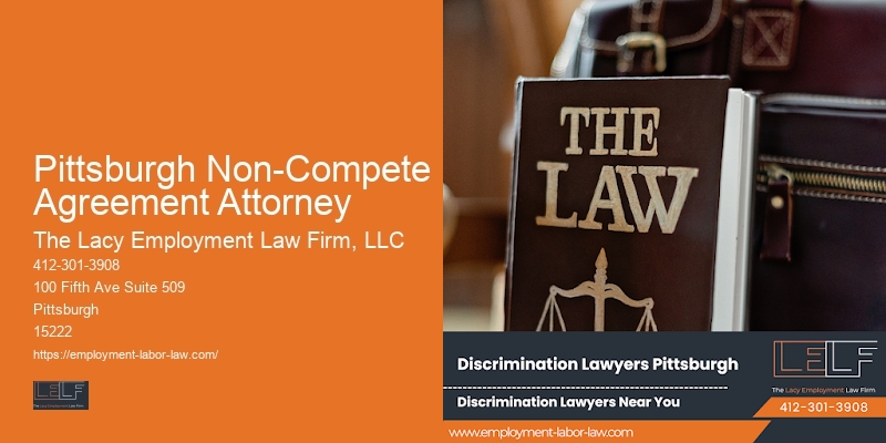 Pittsburgh Non-Compete Agreement Attorney non-compete agreement lawyer