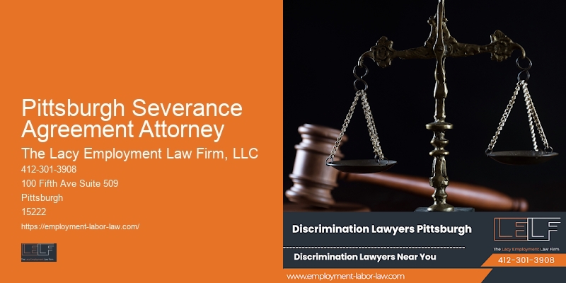 Lawyer for Employment Conflict Resolution in Pittsburgh Severance Agreement Attorney