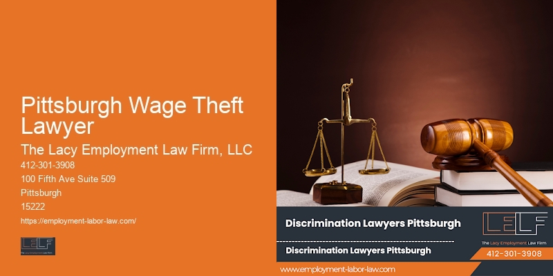 Pittsburgh Wage Theft Lawyer employment law attorney