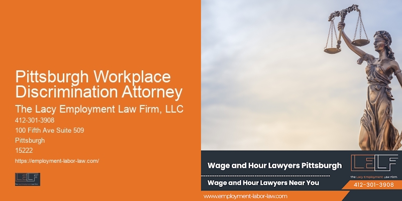 Employee rights law firm near me Pittsburgh Workplace Discrimination Attorney