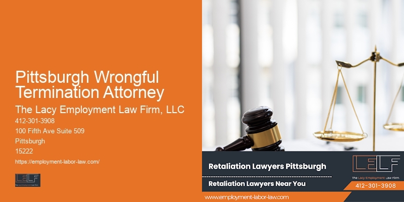 Skilled workplace legal counsel Pittsburgh Wrongful Termination Attorney