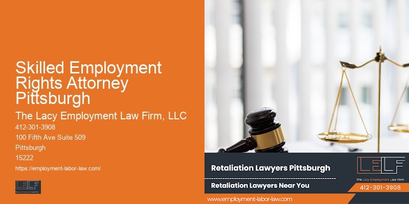 Employment law consultation expert Skilled Employment Rights Attorney Pittsburgh