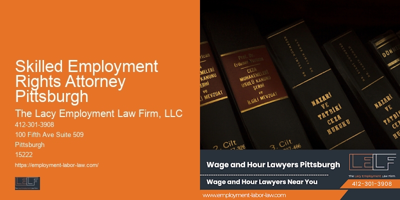 Employment Law Litigation Skilled Employment Rights Attorney Pittsburgh