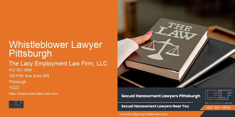 Civil rights violation attorney Whistleblower Lawyer Pittsburgh