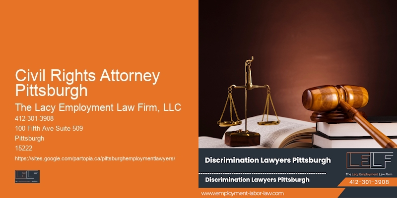 Civil Rights Attorney Pittsburgh Employment Legal Help