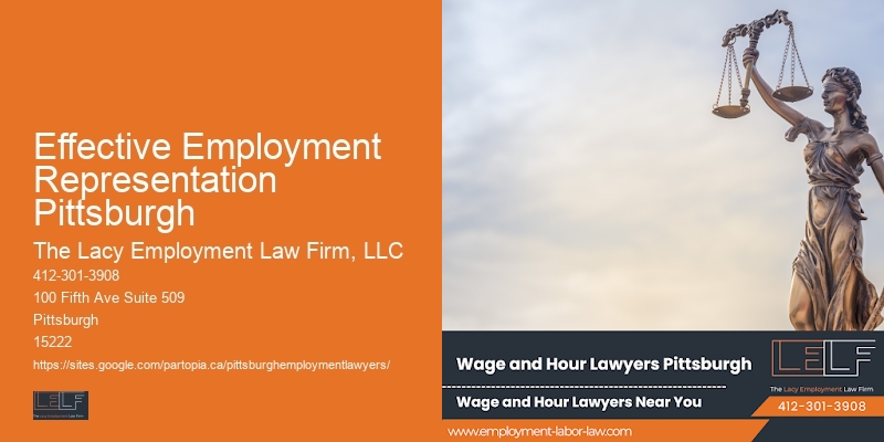 Effective Employment Representation Pittsburgh Equal Pay Lawyers