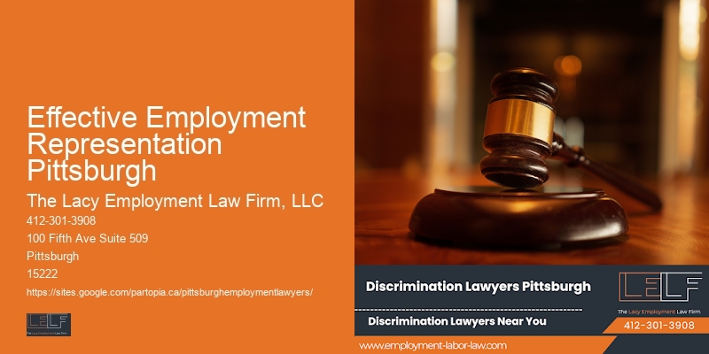 Effective Employment Representation Pittsburgh employment litigation attorney