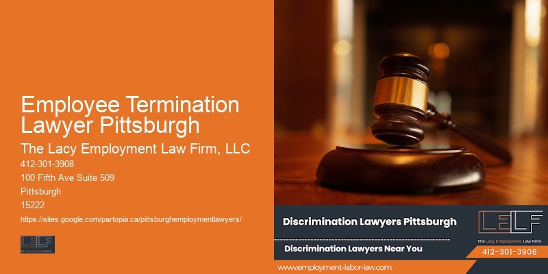 Employment Law Guidance Employee Termination Lawyer Pittsburgh