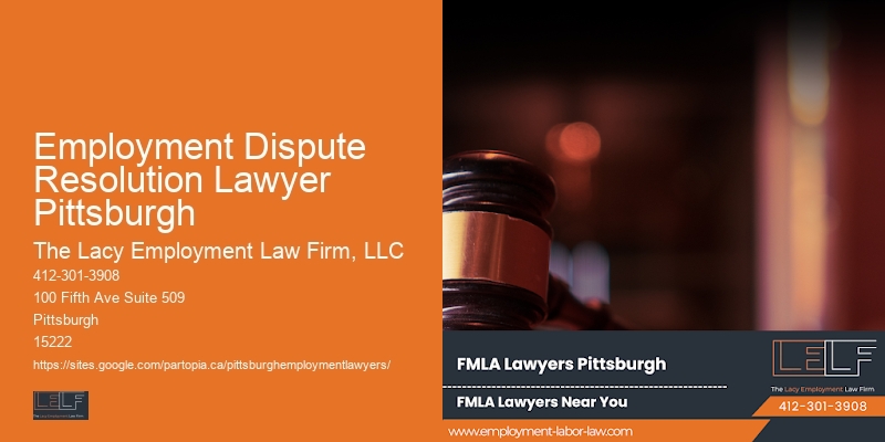 Employment litigation lawyer near me Employment Dispute Resolution Lawyer Pittsburgh