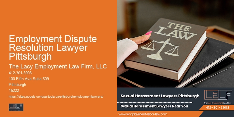 Employment Dispute Resolution Lawyer Pittsburgh wrongful dismissal lawyer