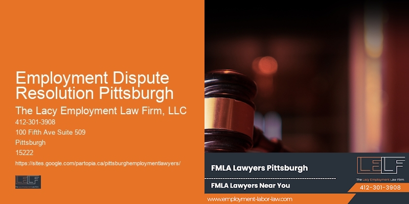 Employment law firm Employment Dispute Resolution Pittsburgh