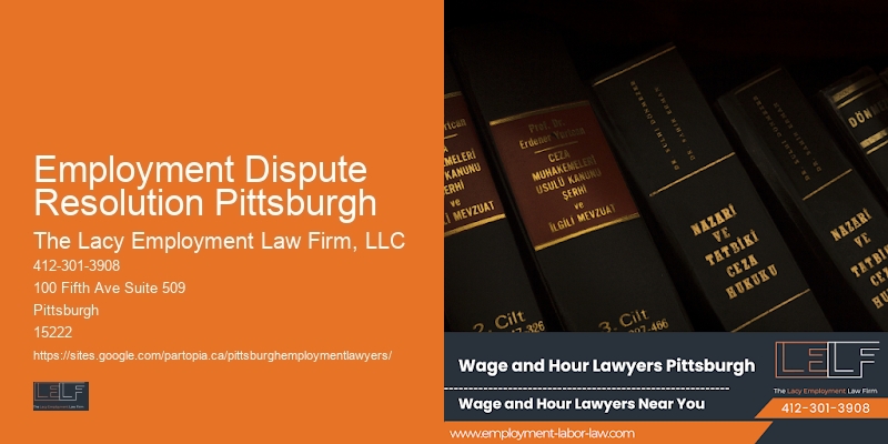 Employment Dispute Resolution Pittsburgh workplace accommodation advocate