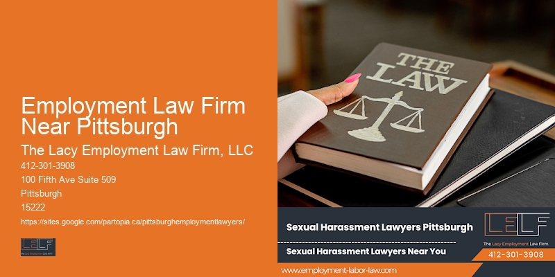 Employment Law Firm Near Pittsburgh Workplace Legal Issues