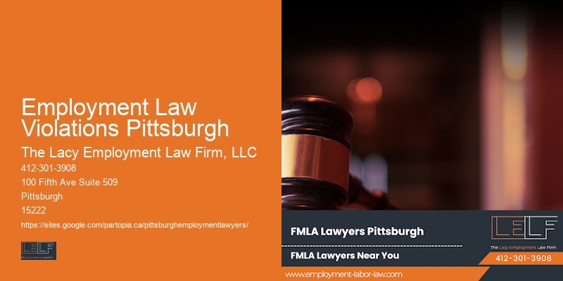 Employment Law Violations Pittsburgh workplace discrimination lawyer