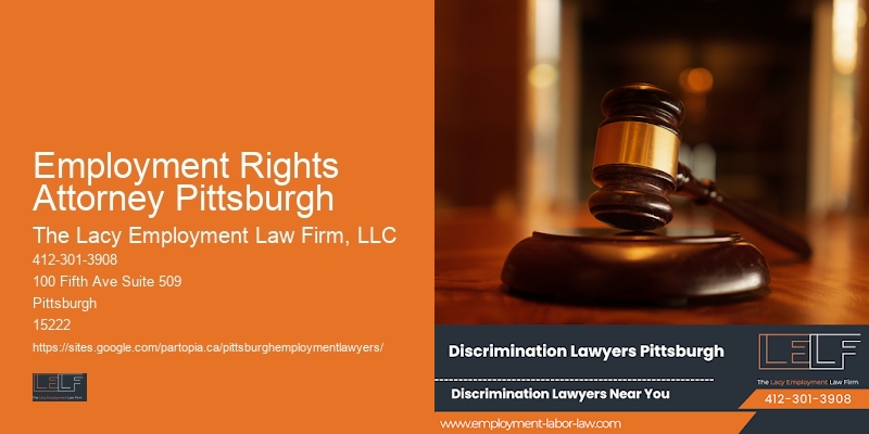 Workplace Retaliation Law Employment Rights Attorney Pittsburgh