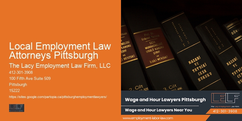 Local Employment Law Attorneys Pittsburgh employee rights lawyer