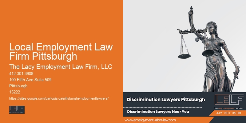 Local Employment Law Firm Pittsburgh employment discrimination attorney