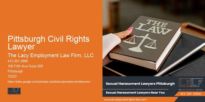 Wrongful termination lawsuit Pittsburgh Civil Rights Lawyer