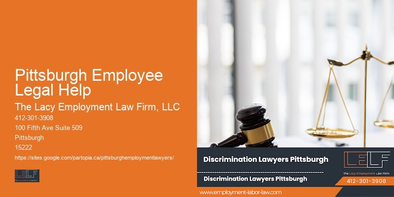 Employment contract law firm Pittsburgh Employee Legal Help