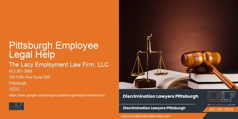 Employee rights law firm Pittsburgh Employee Legal Help PA