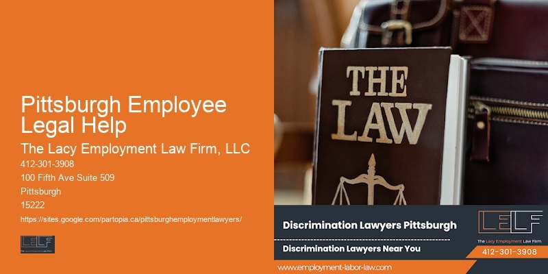 Employment contract advisor Pittsburgh Employee Legal Help