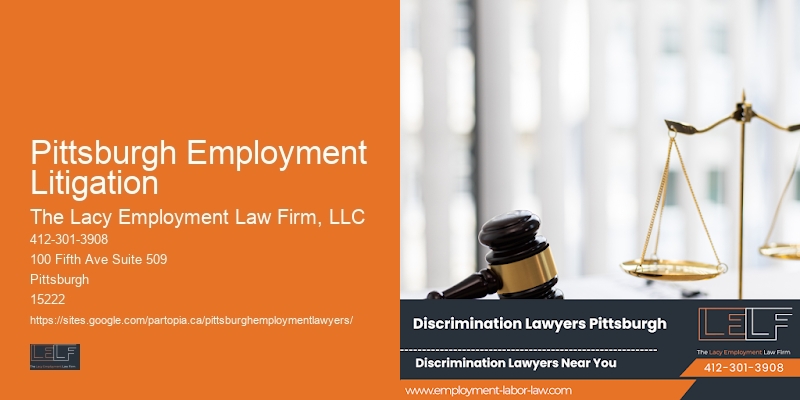 Employment contract lawyer near me Pittsburgh Employment Litigation