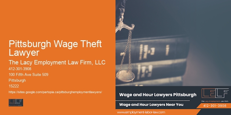 Severance agreement lawyer Pittsburgh Wage Theft Lawyer