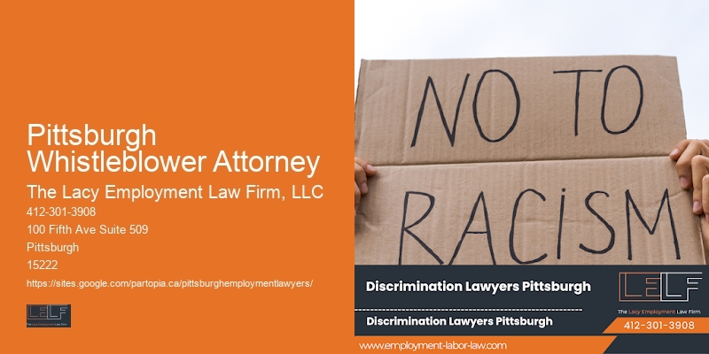 Pittsburgh Whistleblower Attorney Employment Law Referrals