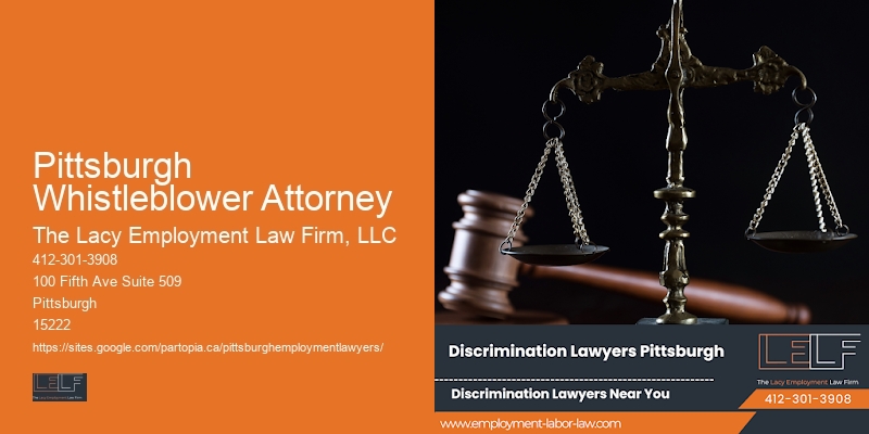 Pittsburgh Whistleblower Attorney discrimination lawyer near me
