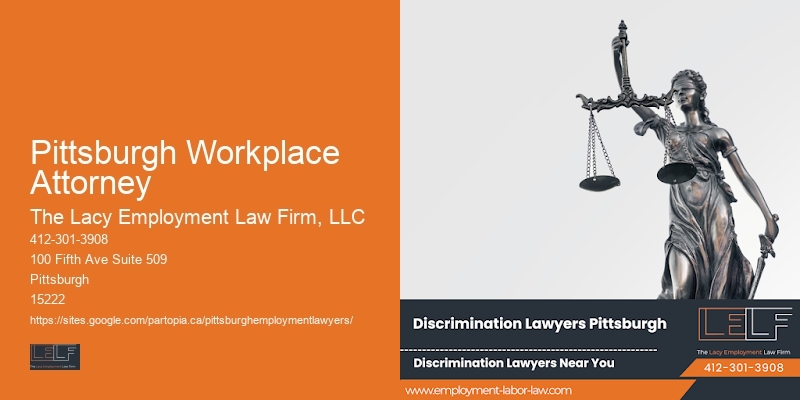 Wrongful termination law firm Pittsburgh Workplace Attorney