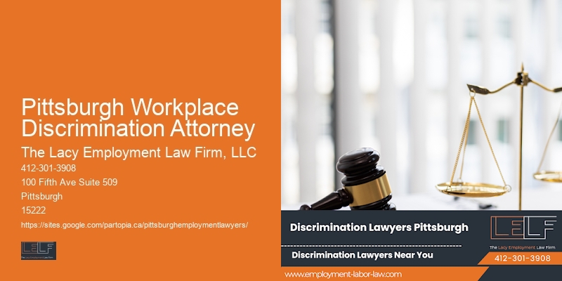 Pittsburgh Workplace Discrimination Attorney Employment Law Attorney Consultation