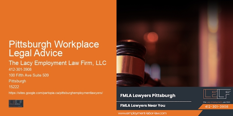 Pittsburgh Workplace Legal Advice Employment Legal Advice
