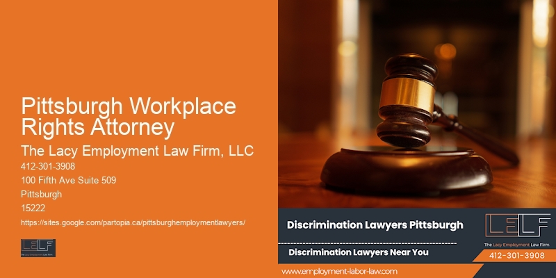 Employee rights lawyer Pittsburgh Workplace Rights Attorney PA