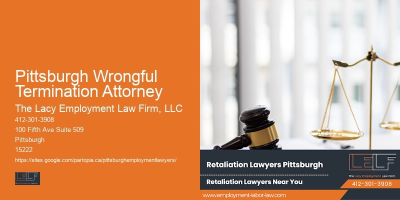 Pittsburgh Wrongful Termination Attorney EEOC attorney